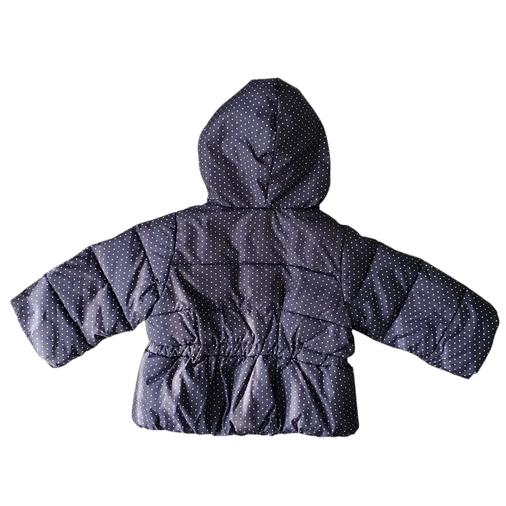 Baby Gap Navy Blue Fleece-Lined Puffer Coat